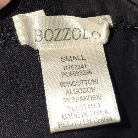 Bozzolo/ Black Strapless Bodysuit- W Sz Small - Picture 5 of 5